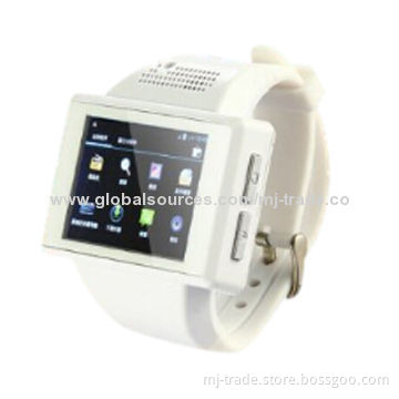 An1 Android Smart Watch with GPS/Pedometer/Wi-Fi/Download Apps/Quad-band/Capacitive Touch Screen